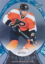 2015 Upper Deck Trilogy Rainbow Blue #65 Jakub Voracek