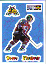 1996 Upper Deck Collectors Choice Stick'Ums #S3 Peter Forsberg
