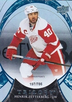 2015 Upper Deck Trilogy Rainbow Blue #31 Henrik Zetterberg