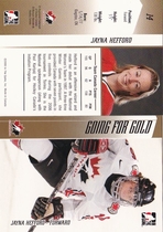 2006 ITG Going For Gold Canadian Women's National Team #14 Jayna Hefford