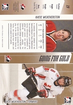 2006 ITG Going For Gold Canadian Women's National Team #19 Katie Weatherston