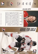2006 ITG Going For Gold Canadian Women's National Team #10 Gillian Apps