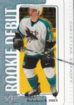 2003 ITG VIP Rookie Debut #27 Christian Ehrhoff