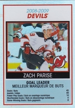 2009 Upper Deck OPC Team Checklist #TC18 New Jersey Devils