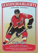 2008 Upper Deck OPC Season Highlights #SH-6 Jarome Iginla
