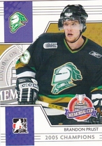 2005 ITG Heroes and Prospects Memorial Cup #MC-9 Brandon Prust