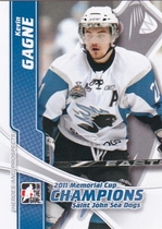 2011 ITG Heroes and Prospects Memorial Cup Champions #MC08 Kevin Gagne