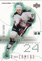 2001 Upper Deck Challenge for the Cup #129 David Cullen