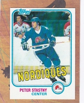 1981 Topps Base Set #39 Peter Stastny