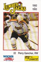 1992 Team Issue Cleveland Lumberjacks #10 Perry Ganchar