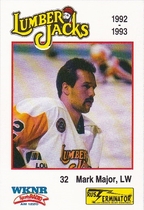 1992 Team Issue Cleveland Lumberjacks #24 Mark Major