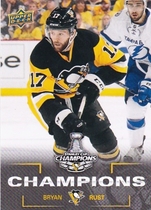 2016 Upper Deck Stanley Cup Champions Pittsburgh Penguins #13 Bryan Rust