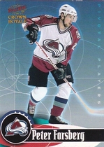 1998 Pacific Crown Royale Pivotal Players #4 Peter Forsberg