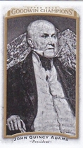 2017 Upper Deck Goodwin Champions Mini #56 John Quincy Adams