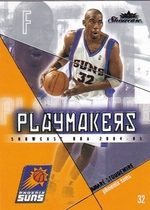2004 Fleer Showcase Playmakers #16 Amare Stoudemire