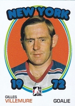 2009 ITG 1972 The Year In Hockey Blank Backs #31 Gilles Villemure