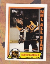 1989 Topps Sticker Inserts #3 Mario Lemieux