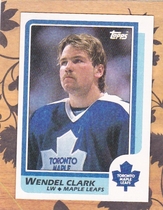 1986 Topps Base Set #149 Wendel Clark