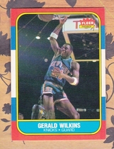 1986 Fleer Base Set #122 Gerald Wilkins