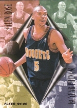 1994 Fleer 1st Year Phenoms #9 Jalen Rose
