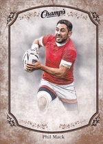 2015 Upper Deck Champs Gold Front #255 Phil Mack
