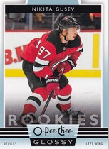 2019 Upper Deck O-Pee-Chee OPC Glossy Rookies Series 2 #R-18 Nikita Gusev