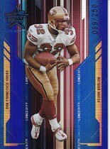 2005 Leaf Rookies and Stars Longevity Sapphire #82 Kevan Barlow