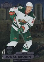 2013 Fleer Showcase Metal Universe #MU-6 Jonas Brodin