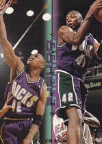 1995 Fleer Double Doubles #1 Vin Baker