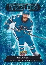 2022 Upper Deck Extended Series Dazzlers Blue #DZ-135 Nick Cicek