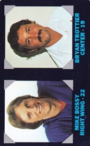 1985 7-Eleven Credit Cards #12 Bryan Trottier|Mike Bossy