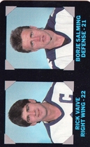 1985 7-Eleven Credit Cards #18 Borje Salming|Rick Vaive