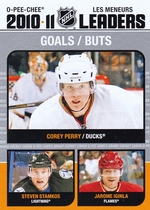 2011 Upper Deck O-Pee-Chee OPC League Leaders #LL1 Corey Perry|Jarome Iginla|Steven Stamkos