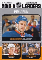 2011 Upper Deck O-Pee-Chee OPC League Leaders #LL4 Chris Neil|Theo Peckham|Zenon Konopka