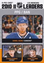 2011 Upper Deck O-Pee-Chee OPC League Leaders #LL5 Daniel Sedin|Steven Stamkos|Teemu Selanne