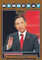 2008 Topps Campaign 2008 Gold #DK Dennis Kucinich