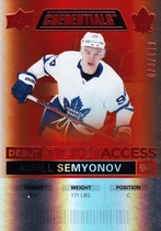 2021 Upper Deck Credentials Orange #86 Kirill Semyonov