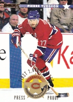 1996 Donruss Press Proofs #17 Pierre Turgeon