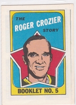 1971 Topps Booklets #5 Roger Crozier