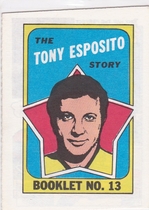 1971 Topps Booklets #13 Tony Esposito