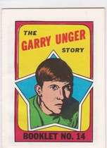 1971 Topps Booklets #14 Garry Unger