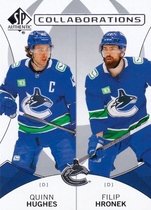 2024 SP Authentic Collaborations #C-24 Filip Hronek|Quinn Hughes