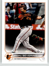 2022 Topps Base Set #72 Pedro Severino