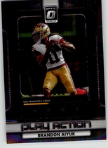 2025 Donruss Optic Play Action #16 Brandon Aiyuk