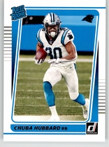 2021 Donruss Base Set #287 Chuba Hubbard
