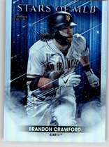 2022 Topps Update Stars of MLB #SMLB-81 Brandon Crawford