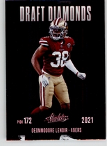 2025 Panini Absolute Draft Diamonds #6 Deommodore Lenoir