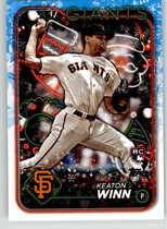 2024 Topps Holiday #H164 Keaton Winn