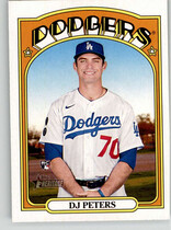 2021 Topps Heritage High Number #532 Dj Peters