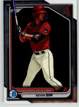 2024 Bowman Chrome Prospects #BCP-34 Kevin Sim